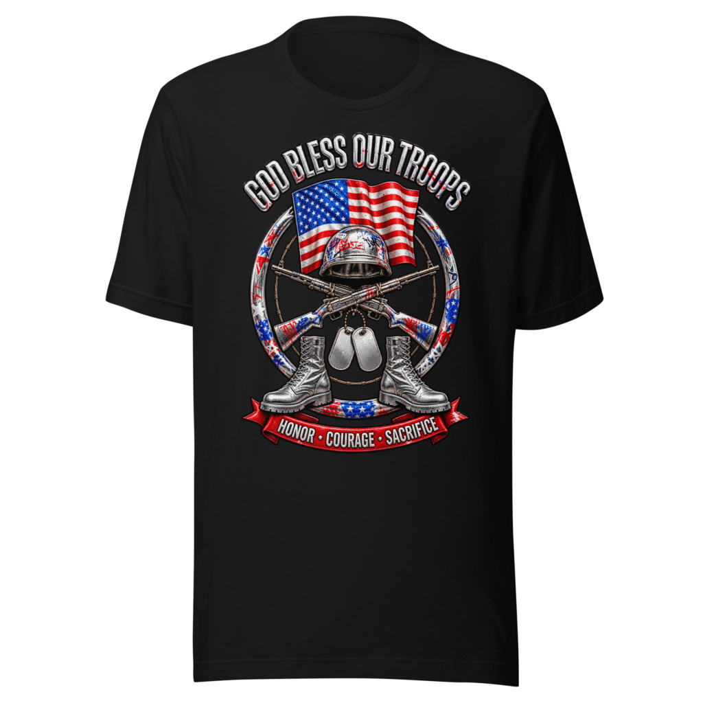 God Bless Our Troops T-Shirt