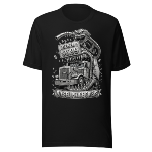 Diesel Price Crisis Chrome T-Shirt